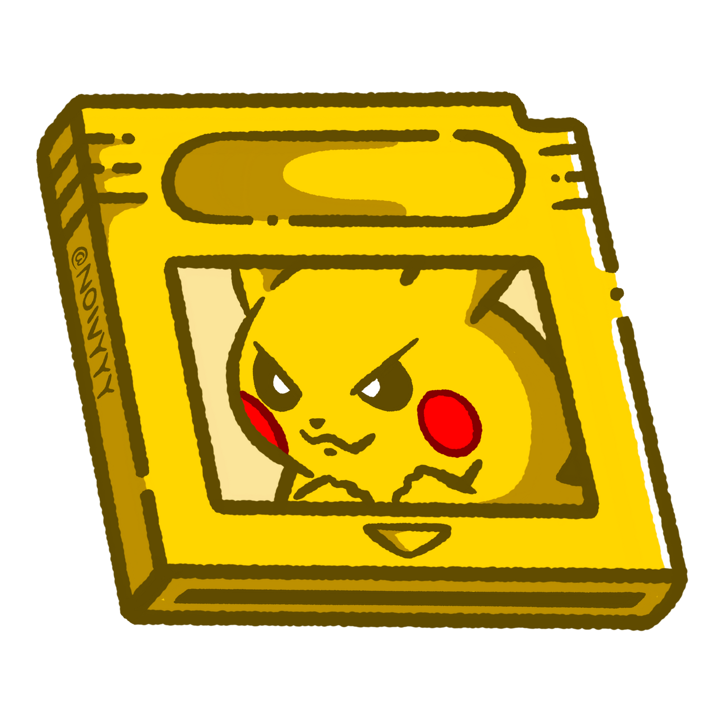 Pokemon Yellow Vinyl Sticker