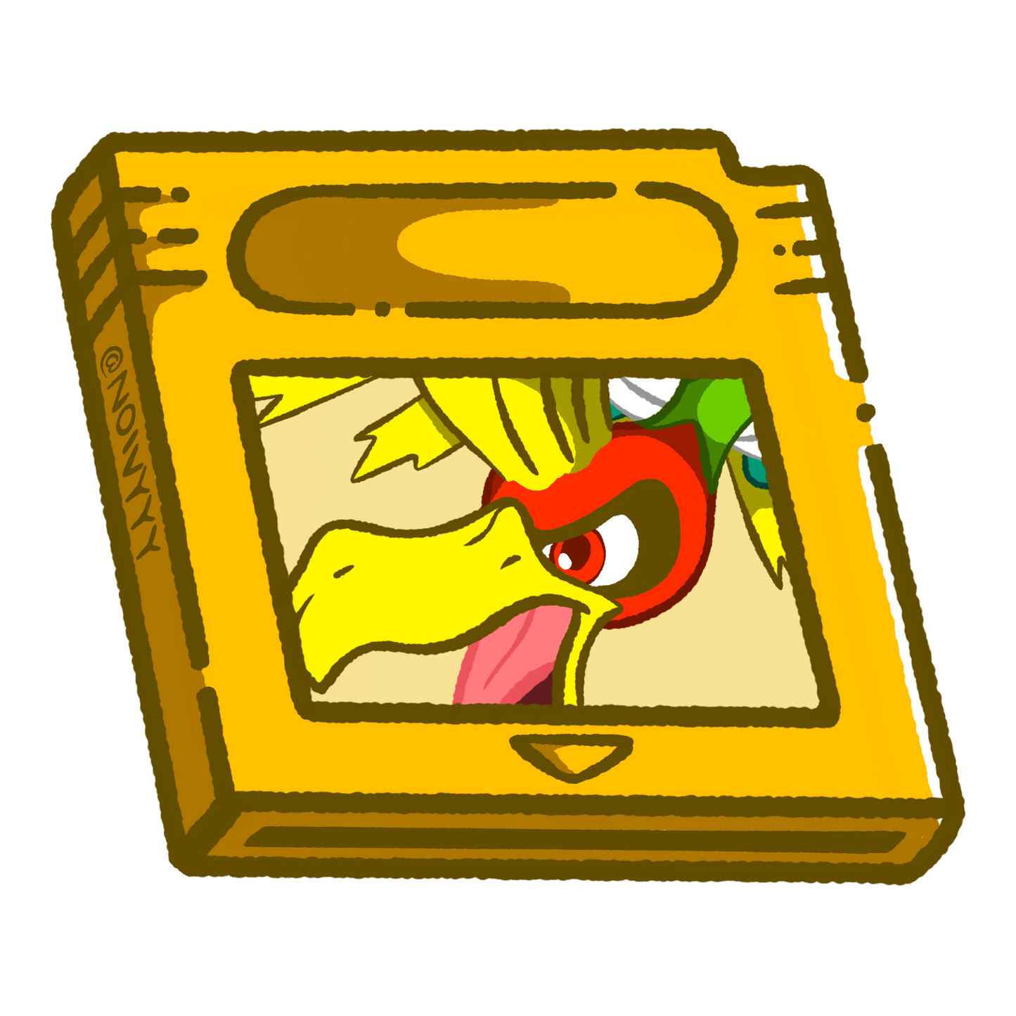 Pokemon Gold Vinyl Sticker