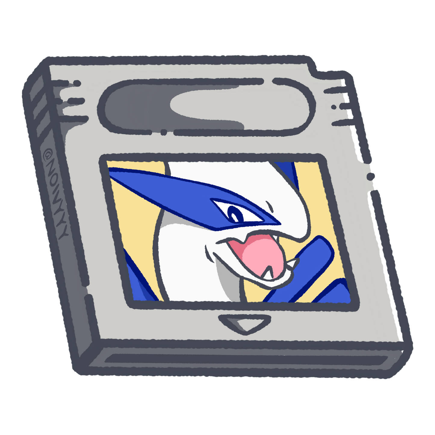 Pokemon Silver Vinyl Sticker