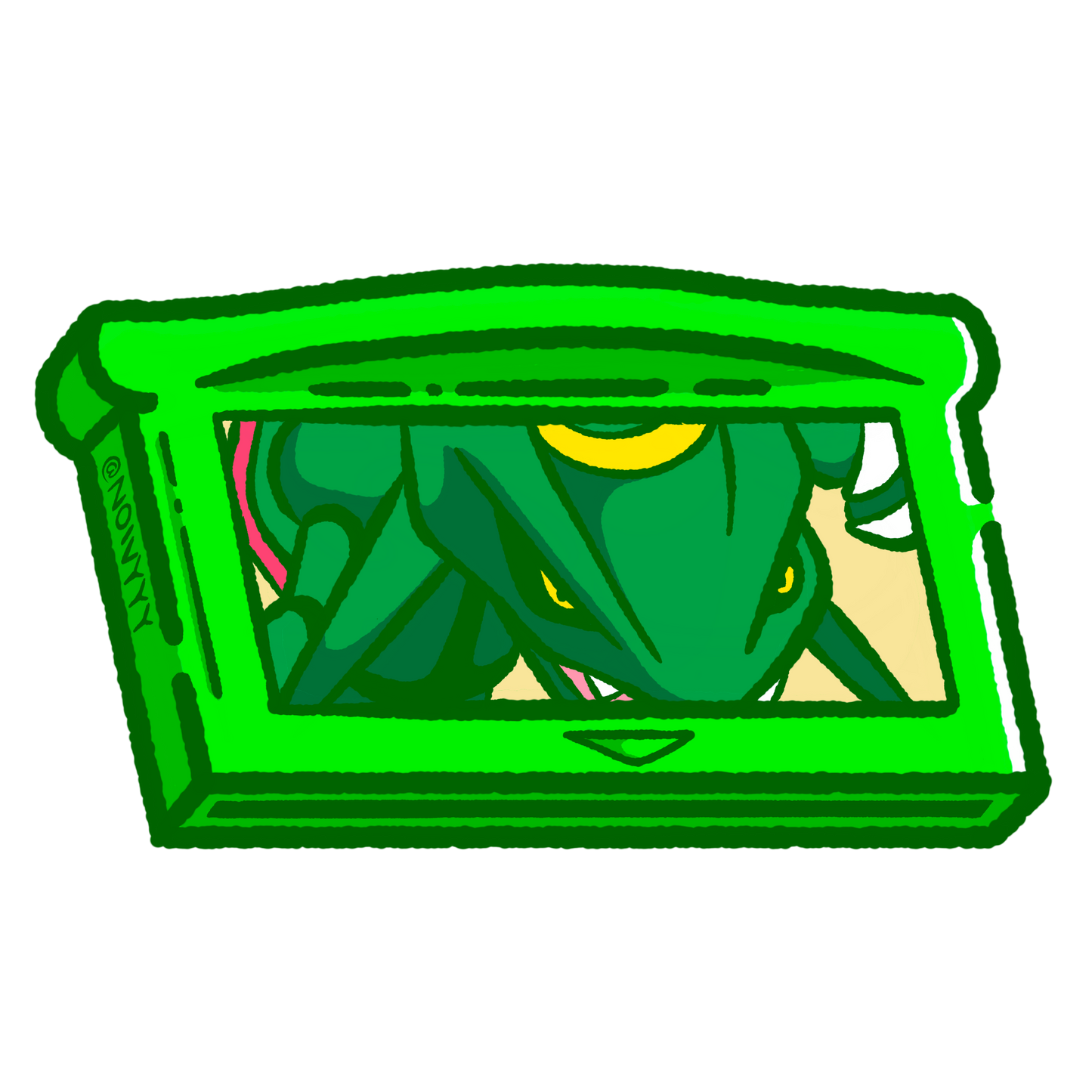 Pokemon Emerald Vinyl Sticker