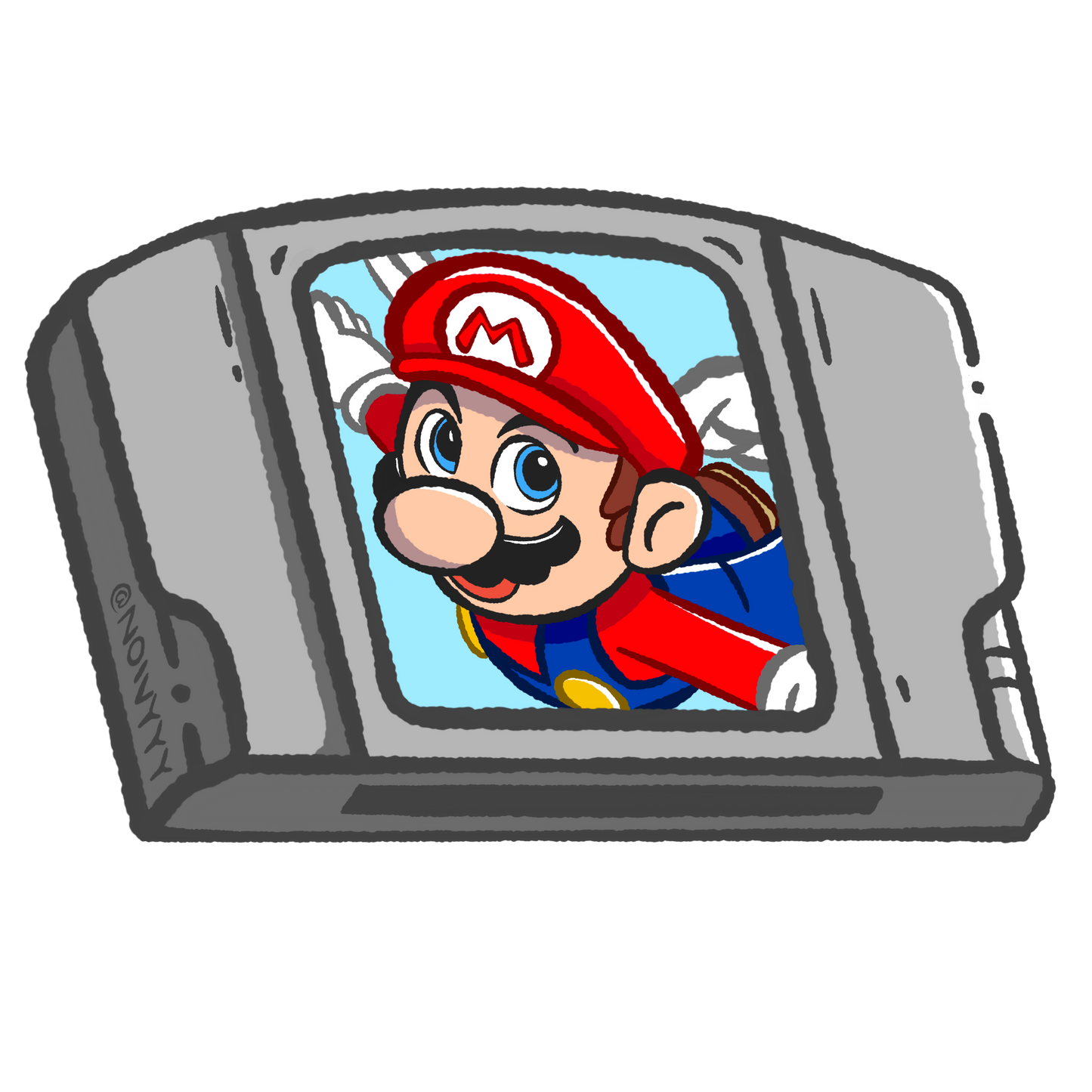 Super Mario 64 Vinyl Sticker