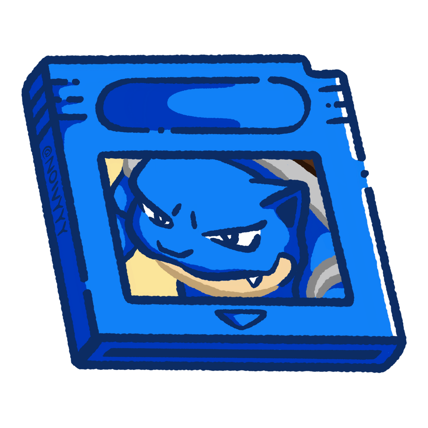 Pokemon Blue Vinyl Sticker