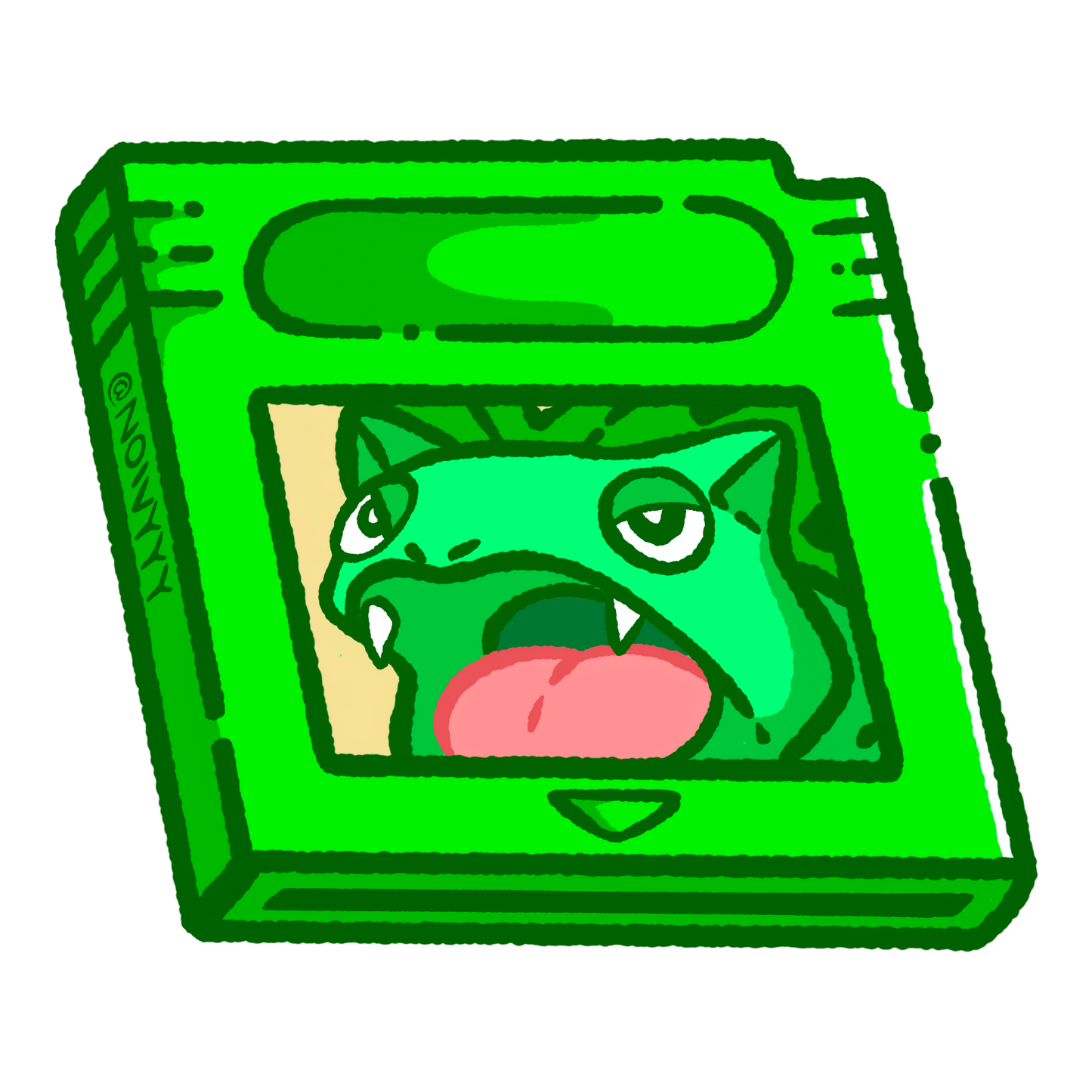 Pokemon Green Vinyl Sticker