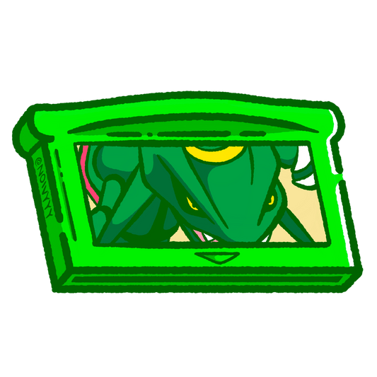 Pokemon Emerald Vinyl Sticker