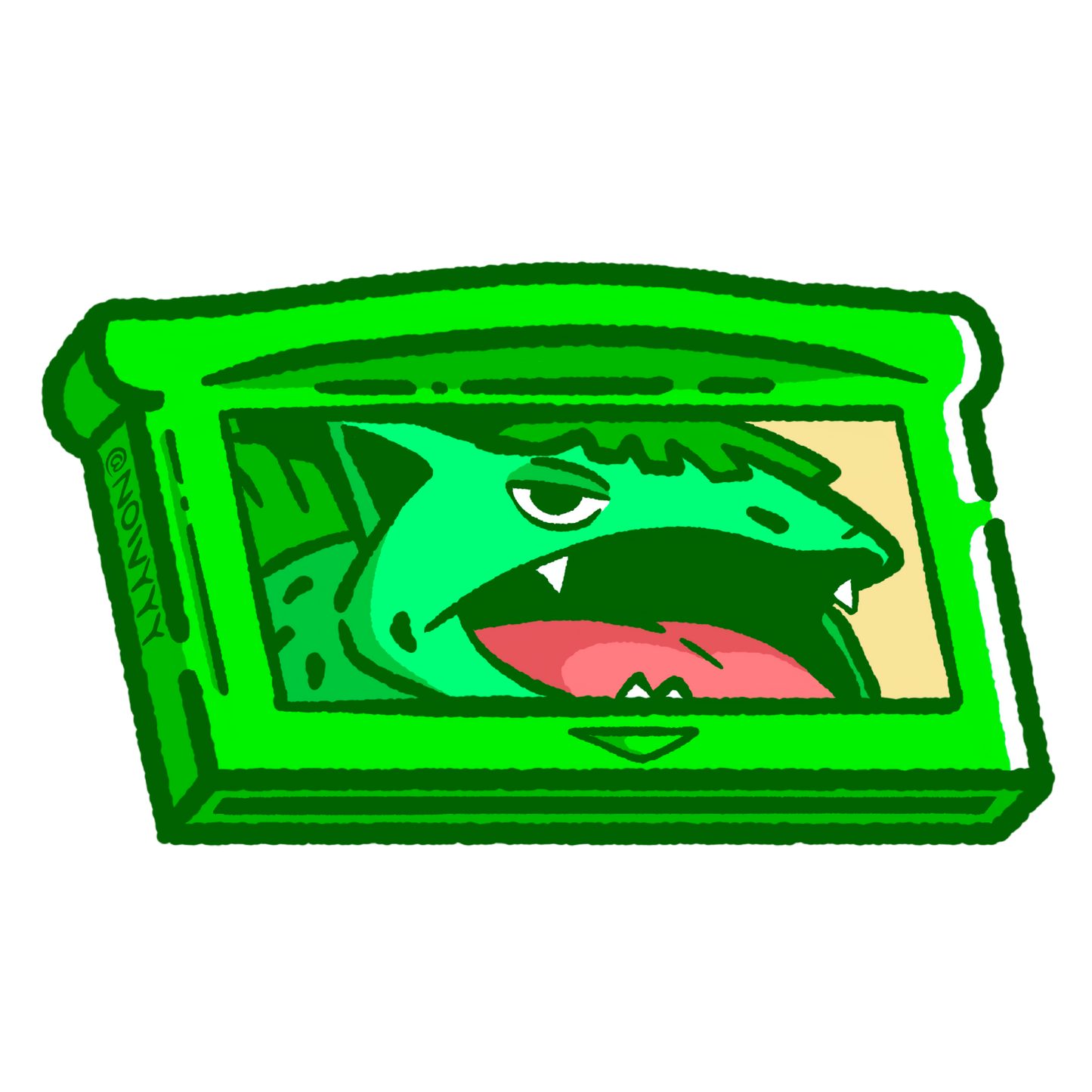 Pokemon Leaf Green Vinyl Sticker