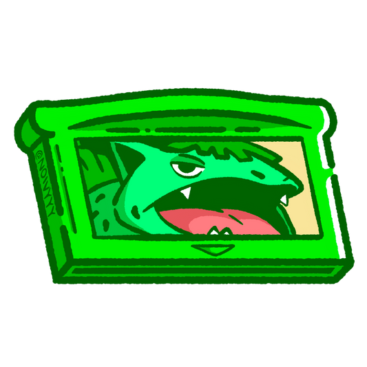 Pokemon Leaf Green Vinyl Sticker