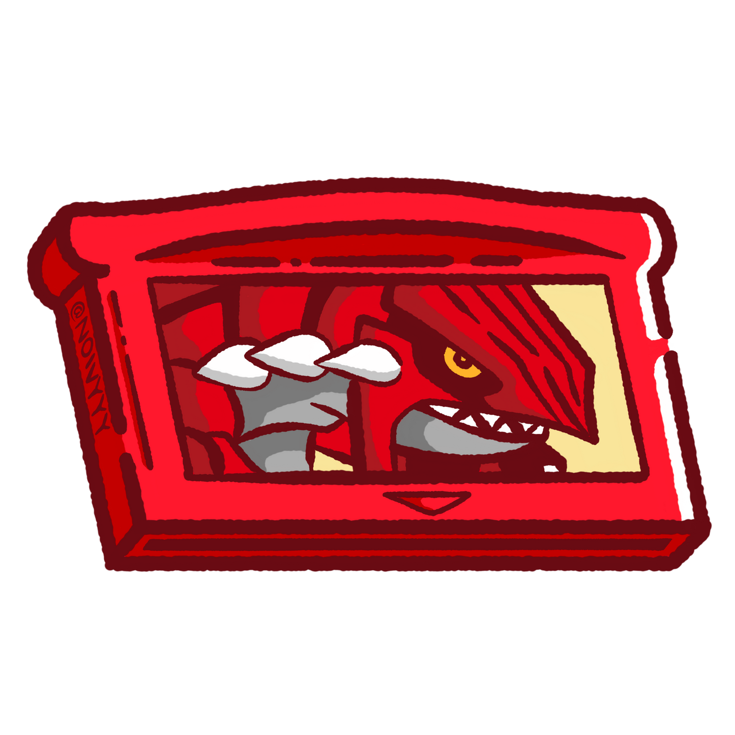 Pokemon Ruby Vinyl Sticker